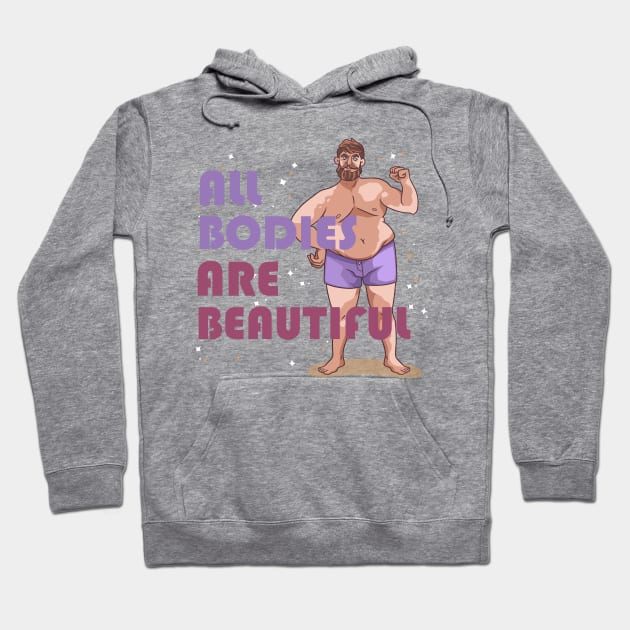 All Bodies Are Beautiful Concept Man Hoodie by Mako Design 